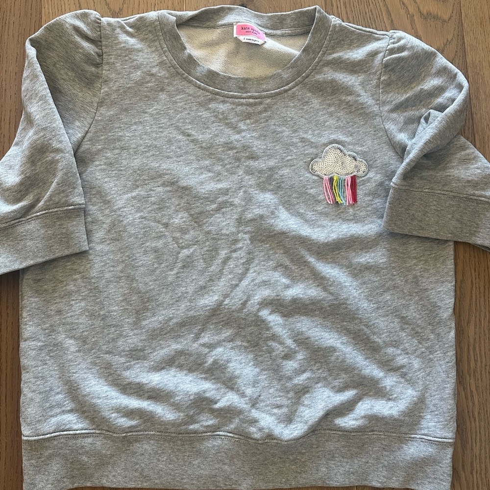 Gray Women’s Kate Spade Sweatshirt with Cloud Design
